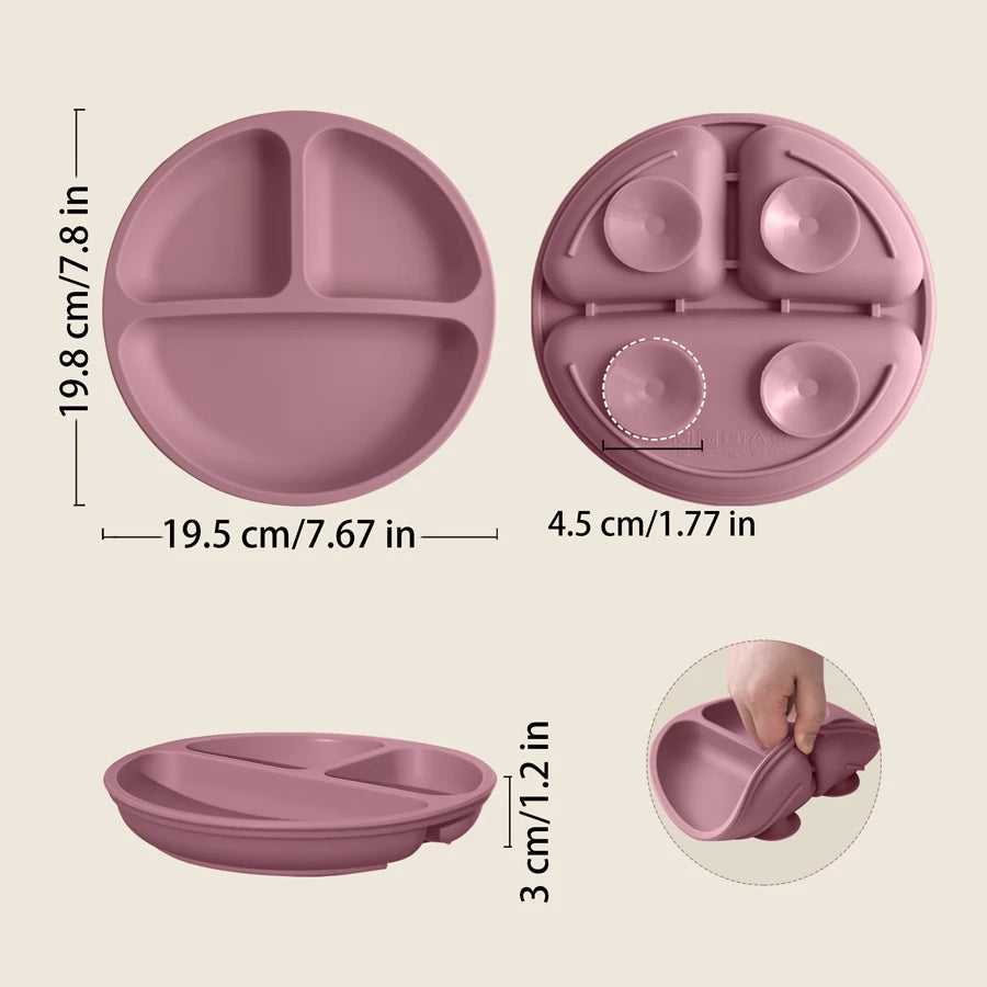 Baby Silicone Suction Plate