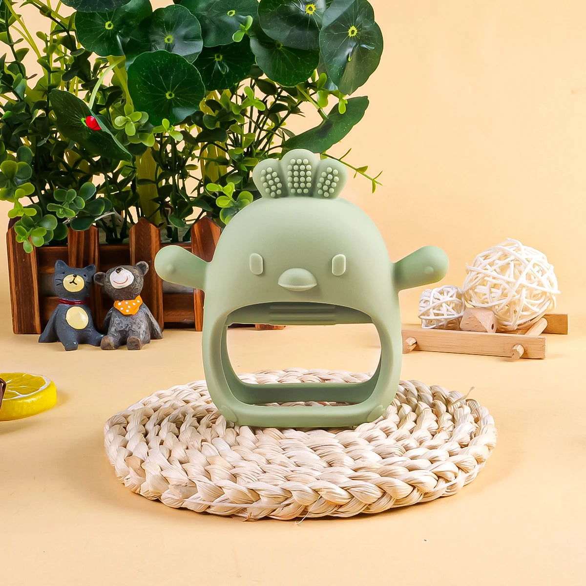 Silicone Baby Teether Glove