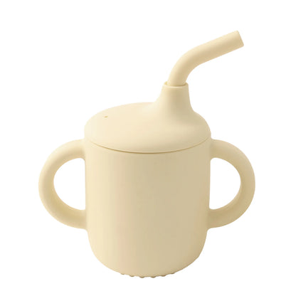 Baby Silicone Straw Cup