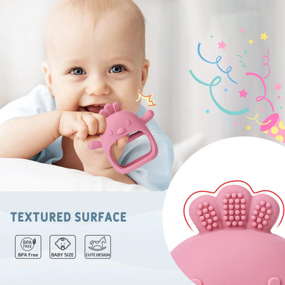 Silicone Baby Teether Glove