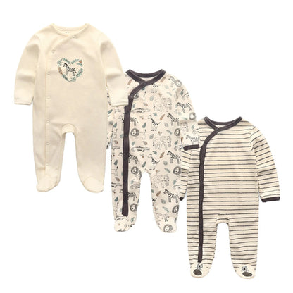 Baby 3-Piece Long Sleeve Sleep & Play Set