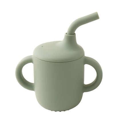 Baby Silicone Straw Cup