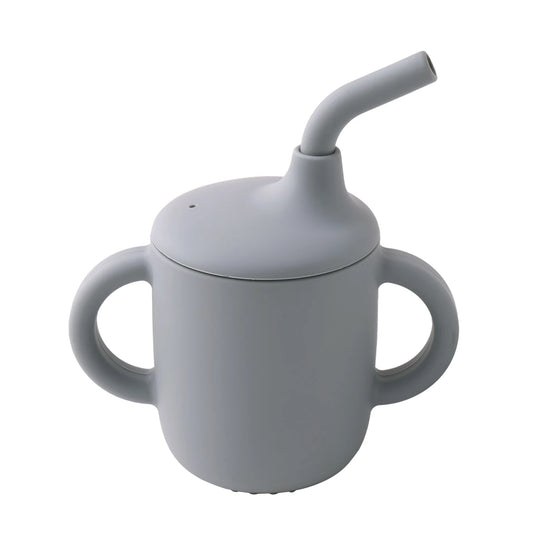 Baby Silicone Straw Cup
