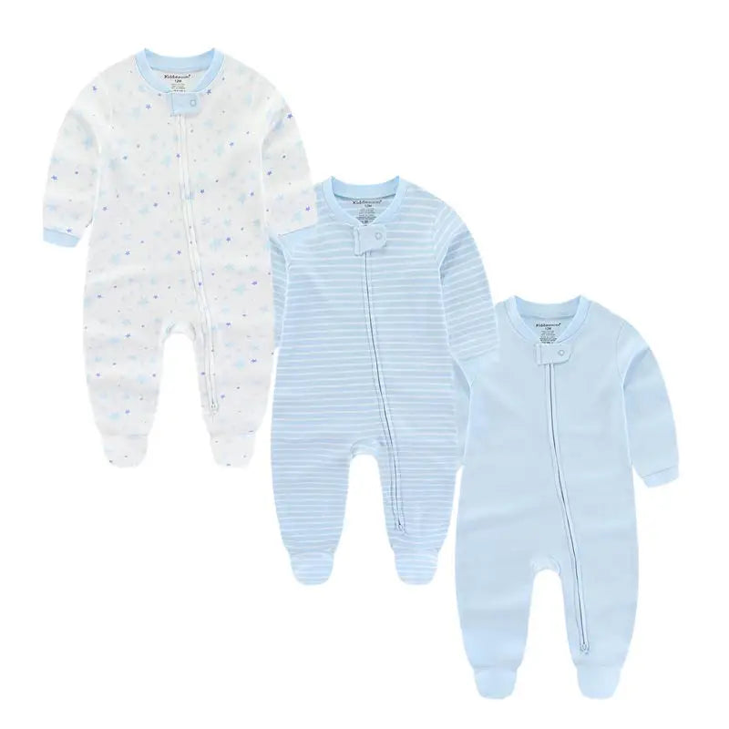 Baby 3-Piece Long Sleeve Sleep & Play Set