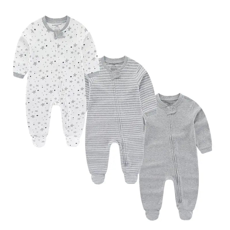 Baby 3-Piece Long Sleeve Sleep & Play Set
