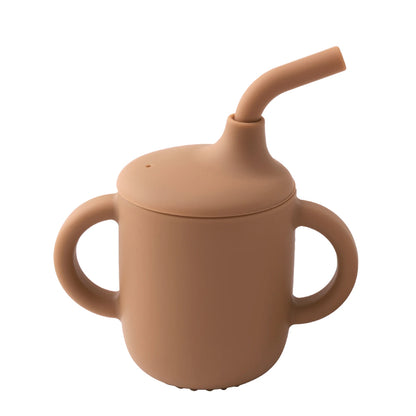 Baby Silicone Straw Cup