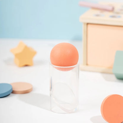 Wooden Shape Sorting & Fine Motor Box Toy