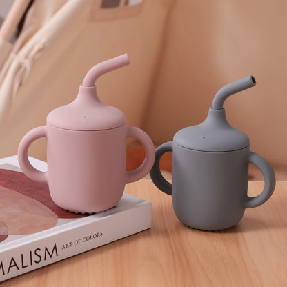 Baby Silicone Straw Cup