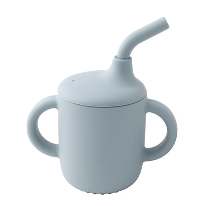 Baby Silicone Straw Cup